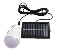 BlesConi Solar Shed Light Bulbs 15W Outdoor Camping Light Rechargeable Lamp For Hiking Fishing Tent Garden