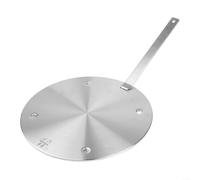 BlesConi Stainless Steel Simmer Plate for Electric Hob, Heat Diffuser Adapter for Espresso Maker and Teapots(240mm)