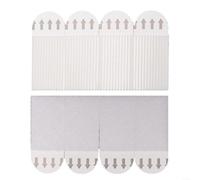 BlesConi Strong Picture Frame Strips, Removable and Traceless Easy-Pull Glue Tape, Nylon Hanging Hooks for Photos, 12 Pieces Assorted Sizes(20 * 46mm*12)