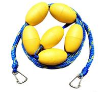 BlesConi Swimming Pool Lane Divider Rope High Visibility Float Line for Snap Hooks for Water Parks and Private Pools(blue yellow)