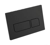 BlesConi White Concealed Cistern Panel for Geberit UP300 JP320, Robust ABS Toilet Frame Plate(Black)