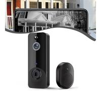 BlesConi Wireless Video Doorbell with AI Human Detection, Night Vision, 8-User Access, Long Standby for Home Security
