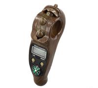 BlesConi Wood Grain Electronic Hand Counter, LCD Digital Bead Counter for Meditation, Portable PP Device(The black dragon)