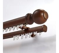 bleslin Ceiling Curtain Tracks Ceiling Mounted Heavy-Duty Curtains Rails Room Divider Curtain Track for Living Bedroom Shower Privacy RV Garage Divider(D,6m(19.6ft))