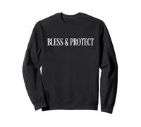 Bless and Protect Religious Christian Faith Jesus Blessed Sweatshirt