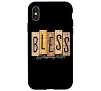 Bless Ephesians 5:20 Autumn Theme Case for iPhone X/XS