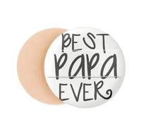 Bless Father Best Papa Ever Words Air Cushion Makeup Foundation Sponge Powder Puff