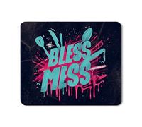 Bless Mess Washer Dryer Top Protector Mat, Colorful Graffitis Style Laundry Machine Dust Covers, Modern Rubber Anti-slip Waterproof Washer And Dryer Mats for Everyday Use 20x24 Inch