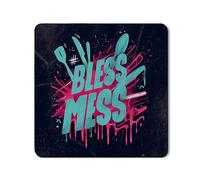 Bless Mess Washer Dryer Top Protector Mat, Colorful Graffitis Style Laundry Machine Dust Covers, Modern Rubber Anti-slip Waterproof Washer And Dryer Mats for Everyday Use 24x24 Inch
