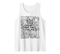 Bless My Heart and Pass the Pie - Southern Charm Tank Top