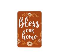 Bless Our Home On Orange Car Air Fresheners 4 Pcs Hanging Scented Cards Fragrance Scented Cards For Car Aromatherapy Tablets