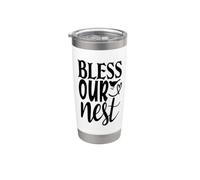 Bless Our Nest Cute Home Blessing Housewarming Stainless Steel Insulated Tumbler