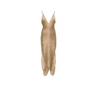Bless Solé fringed V-neck maxi dress - Neutrals S-M-L