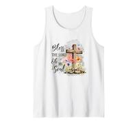 Bless The Lord Oh My Soul Crossflowers Tank Top