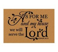 Bless This Hizzle Fo Shizzle Welcome Mat, Funny Outdoor Doormat For Home Entrance, 75 X 45 X 1 Cm, Rubber Backing, Polyester Construction