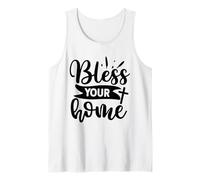 Bless This Home - Cute New Homeowners Housewarming Christian Tank Top