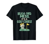 Bless This Mess Its a Golf Course Funny Golf Pun T-Shirt