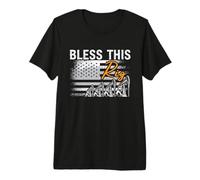 Bless This Rig Roughneck Worker Oil Field Workers Oilfield Premium T-Shirt