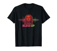 Bless Up - Rasta Woman with Dreadlocks T-Shirt