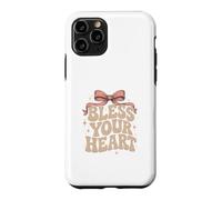Bless Your Heart Leopard Pink Bow Case for iPhone 11 Pro