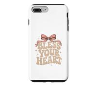 Bless Your Heart Leopard Pink Bow Case for iPhone 7 Plus/8 Plus