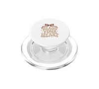 Bless Your Heart Leopard Pink Bow PopSockets PopGrip for MagSafe