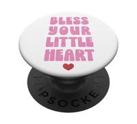 Bless Your Little Heart, Southern Saying Typography PopSockets Adhesive PopGrip