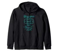 Bless Your Sweet Little Heart Zip Hoodie