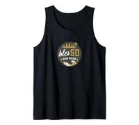 BlesSD San Diego California Blessed SD Text Graphic Tank Top