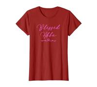 Blessed Abba T-Shirt, Women, Cranberry Red, Small