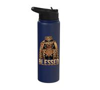 Blessed African American Christian Black Woman Religious Stainless Steel Insulated Water Bottle