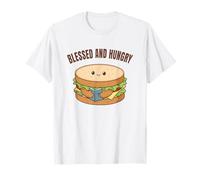 Blessed and Hungry Sandwich Bible Youth Christian T-Shirt
