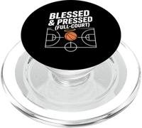 Blessed And Pressed Full Court Basketball Faith PopSockets PopGrip for MagSafe