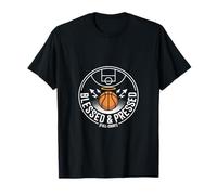 Blessed and Pressed Full Court Basketball Faith T-Shirt