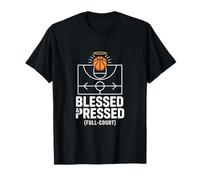 Blessed and Pressed Full Court Basketball Halo T-Shirt
