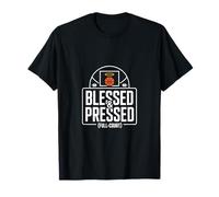 Blessed and Pressed Full Court Basketball T-Shirt