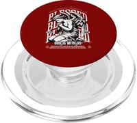 Blessed Angel Art God Is With Us Prayer Faith Message PopSockets PopGrip for MagSafe