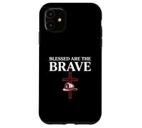 Blessed Are the Brave Christian Firefighter Faith Case for iPhone 11