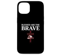 Blessed Are the Brave Christian Firefighter Faith Case for iPhone 13