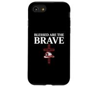 Blessed Are the Brave Christian Firefighter Faith Case for iPhone SE (2020) / 7/8