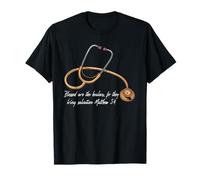 Blessed are The Healers for They Bring Salvation Nurse T-Shirt