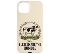 Blessed Are The Humble Cow Farm Christian Faith Case for iPhone 15 Plus