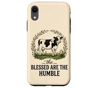 Blessed Are The Humble Cow Farm Christian Faith Case for iPhone XR