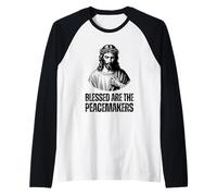 Blessed are The Peace Makers - Matthew 5:9 Raglan Baseball Tee