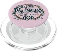 Blessed are the peacemakers. Bible verse PopSockets PopGrip for MagSafe