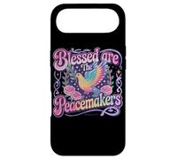 Blessed Are The Peacemakers Dove Floral Case for iPhone Air