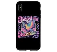 Blessed Are The Peacemakers Dove Floral Case for iPhone XS Max