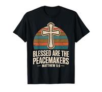 Blessed are The Peacemakers Matthew 5:9 Bible Christian T-Shirt