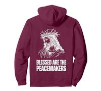 Blessed Are The Peacemakers - Matthew 5:9 Pullover Hoodie
