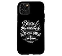 Blessed Are The Peacemakers Matthew 5:9 Scripture Bible Pray Case for iPhone 11 Pro